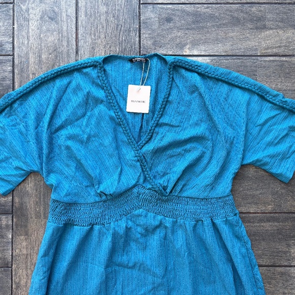 BloomChic Blue Midi Dress - Picture 2 of 14